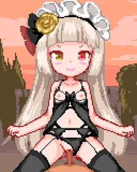 夕暮れの騎乗位えっち