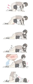 寝バックJK。