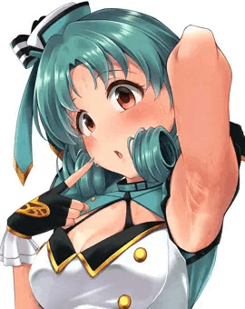 汗だく姫の腋