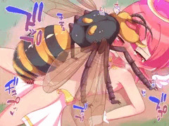 蜂に襲われる天使っ娘ちゃん