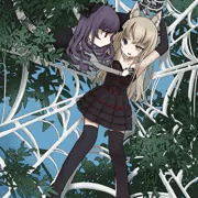 アラクネ娘にクモ糸拘束されるオリキャラさん