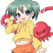 くぅちゃんと女の子