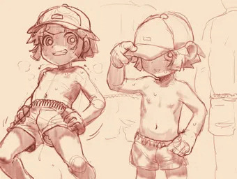 バターカップ男水着チャレンジ