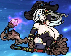 空飛ぶ魔女