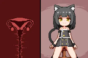 猫ちゃんと早漏くんの種付け交尾えっち