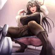 デパートにお出かけ中トイレを盗撮された榛名（艦これ）