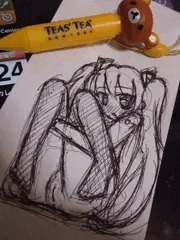 レシートの裏。