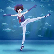 水族館のセーラーバレリーナ