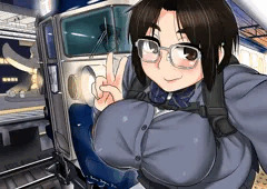 珍しい代走に浮かれちゃって柄にもなく自撮りに興じる鉄JK