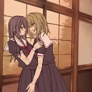 夕暮れ時、二人きり