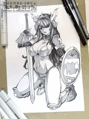 うちのこ紫村さんでビキニアーマー