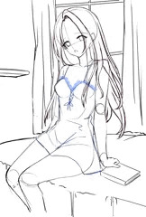 下着姿のおねーさん
