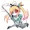 ウサギ型ロボ娘さんのアクキーを入稿しました！