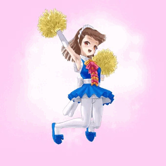 メイド風チアガール