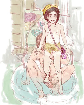 JS1ちゃんは放課後親戚の浪人生のアパートで預かってもらっているけど、いつもお兄さんがお股をいじってきたり、ぱんつに「しろいおしっこ」をかけていたずらしてくる件について