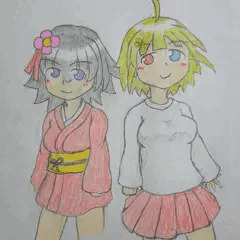 紫乃と麗奈
