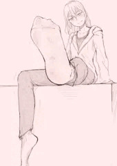 足裏(靴下と素足)