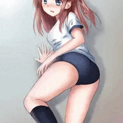 サイドポニーと体操着