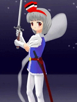 リボンの騎士コスプレの妖夢