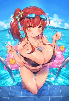 ねぇ指揮官、一緒に泳がない？（意味深）