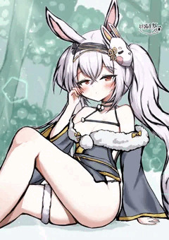 休憩するラフィー