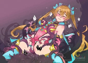英雄戦姫のアキレスさん(超昂大戦コラボのすがた)触手椅子