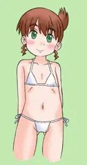 白ビキニ幼女さん