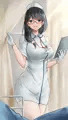 黒髪ナースさん