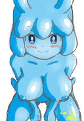 お座りスライム娘ちゃん