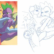 「依頼作」スパイクとウインディ