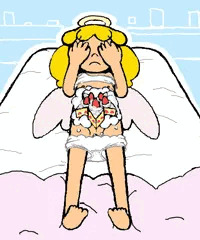 天使のスイーツ盛り