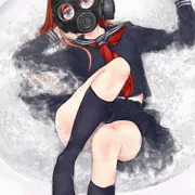ガスマスクの少女
