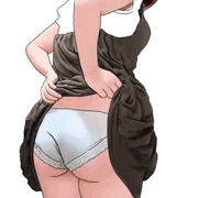 パンティを見せる