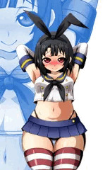 高雄さんに無茶な格好させてみた