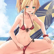 水着モードレッド