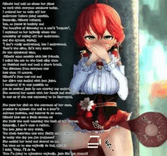 Mikochi holding back her voice.