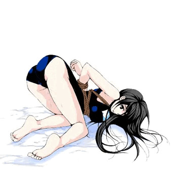 緊縛スク水少女