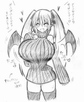 あったかセーター悪魔ちゃん
