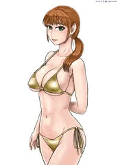 また金色ビキニ