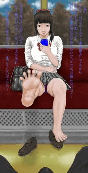 素足履きJK