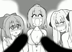 見せ槍水着娘