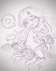 ロリ触手性癖マシマシ荒潮ちゃん(ラフまとめ)