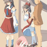 デート前に注がれちゃう霊夢さん
