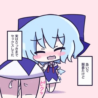 チルノちゃんはかわいいなー