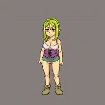 エルフ娘動作テストテンプレ１号