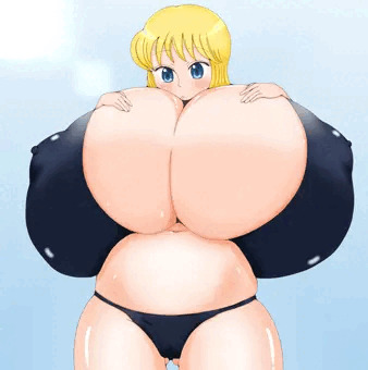 超乳黒ビキニ