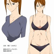 夏姫のママの設定イラスト
