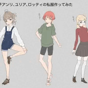 うちの子HJKに私服作った