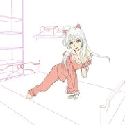 見て描いた