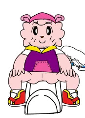 らむりんの和式でうんちチャレンジ
